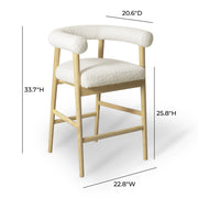 Spara - Performance Boucle Counter Stool - R&R Furniture Gallery (Fountain Valley, CA)