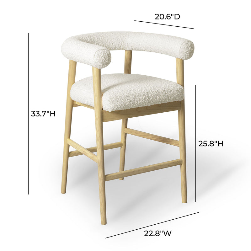 Spara - Performance Boucle Counter Stool - R&R Furniture Gallery (Fountain Valley, CA)