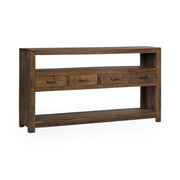 Mattai - 4 Drawer Console Table - Natural - R&R Furniture Gallery (Fountain Valley, CA)