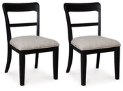 Greddinton - Upholstered Dining Side Chair (Set of 2) - R&R Furniture Gallery (Fountain Valley, CA)