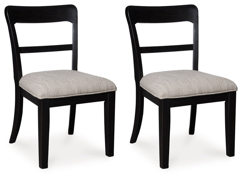 Greddinton - Upholstered Dining Side Chair (Set of 2) - R&R Furniture Gallery (Fountain Valley, CA)