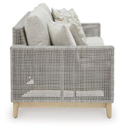 Seton Creek - Sofa With Cushion - Gray - R&R Furniture Gallery (Fountain Valley, CA)