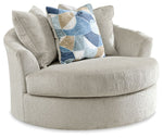 Maxon Place - Oversized Swivel Accent Chair - R&R Furniture Gallery (Fountain Valley, CA)