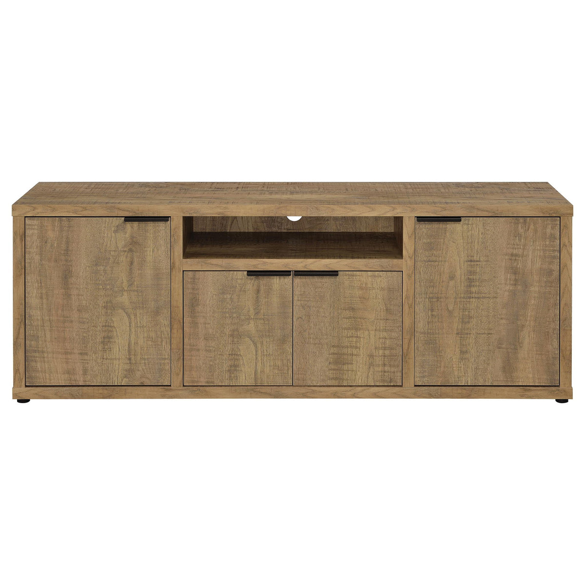 Noriega - 3 Piece TV Entertainment Center, Open & Concealed Storage - Wood