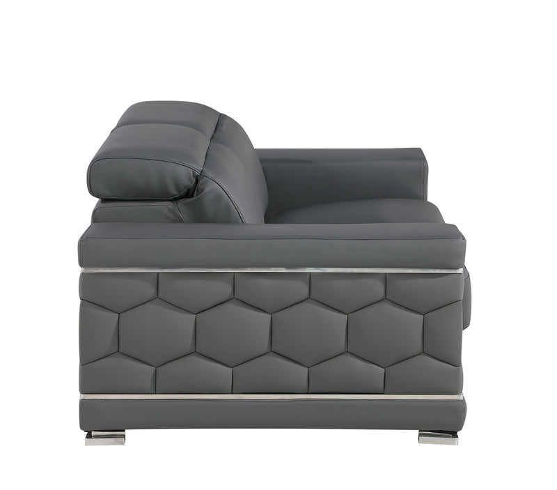 296 - Leather Sofa - R&R Furniture Gallery (Fountain Valley, CA)