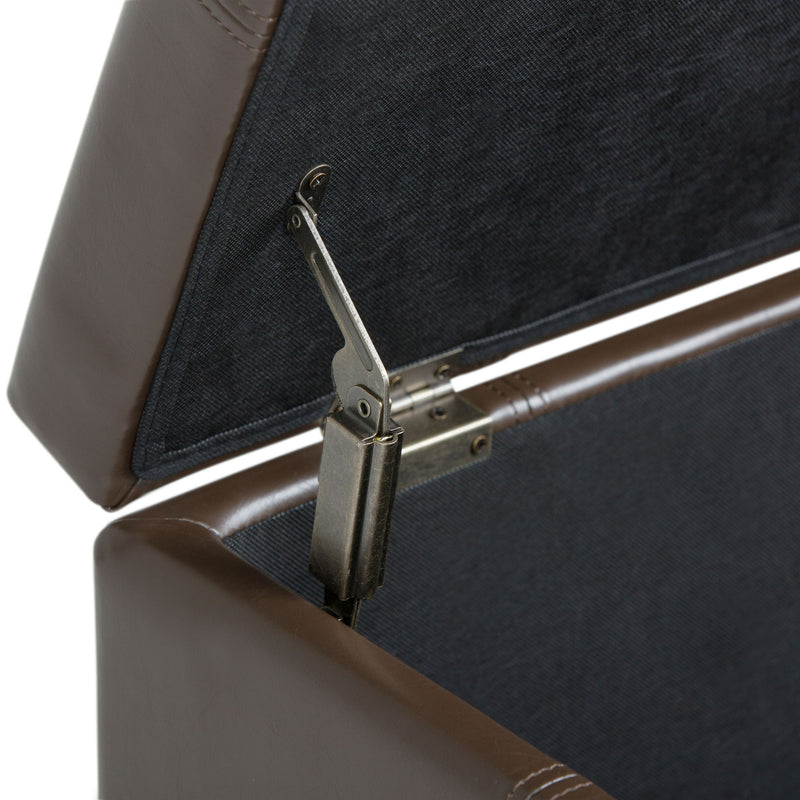 Dover - Upholstered Storage Ottoman Bench - R&R Furniture Gallery (Fountain Valley, CA)