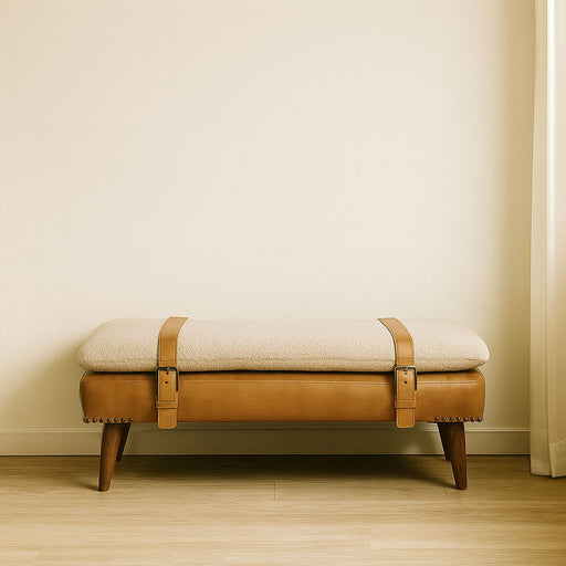 Buffalo - Hide Bench - R&R Furniture Gallery (Fountain Valley, CA)