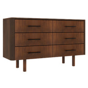 Logan - Dresser With 6 Drawers - Brown - R&R Furniture Gallery (Fountain Valley, CA)