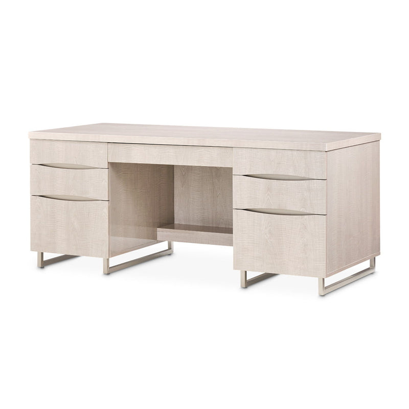 Marin - Desk - Greige - R&R Furniture Gallery (Fountain Valley, CA)