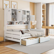 Daybed With All-In-One Cabinet And Shelf - R&R Furniture Gallery (Fountain Valley, CA)