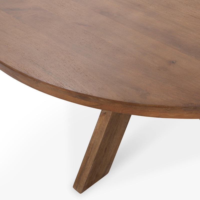 Rodrigo - Round Dining Table - Hickory Brown - R&R Furniture Gallery (Fountain Valley, CA)