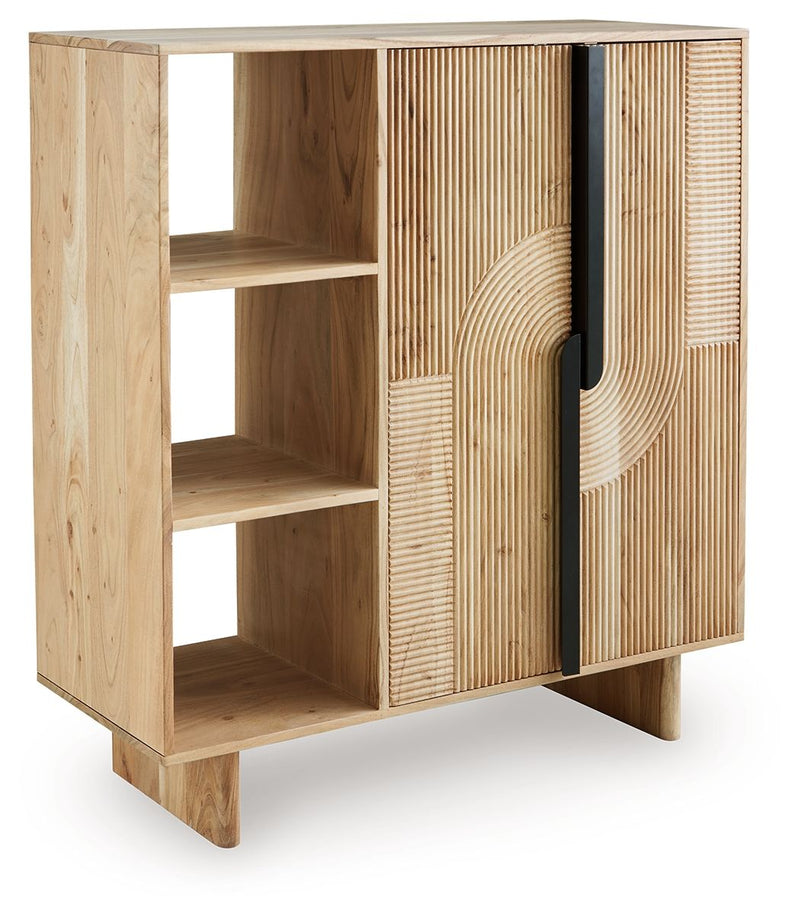 Kierwell - Accent Cabinet - Natural - R&R Furniture Gallery (Fountain Valley, CA)