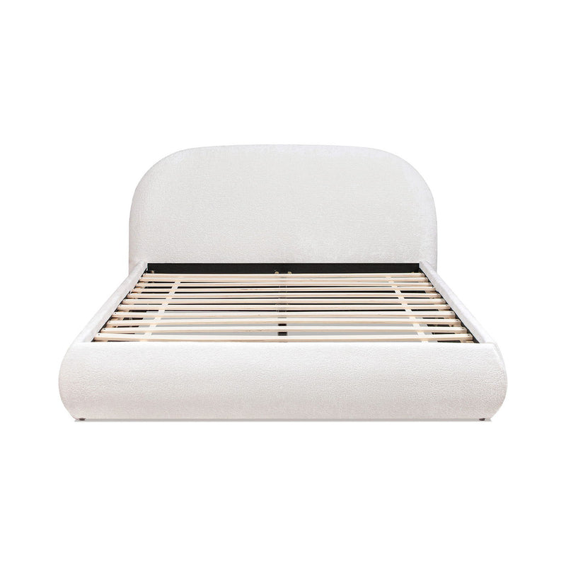 Archie Puffy Grounded - Upholstered Platform Bed - R&R Furniture Gallery (Fountain Valley, CA)