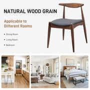 Dining Chairs With Ergonomic Backrest & Comfort Cushions (Set of 2) - R&R Furniture Gallery (Fountain Valley, CA)