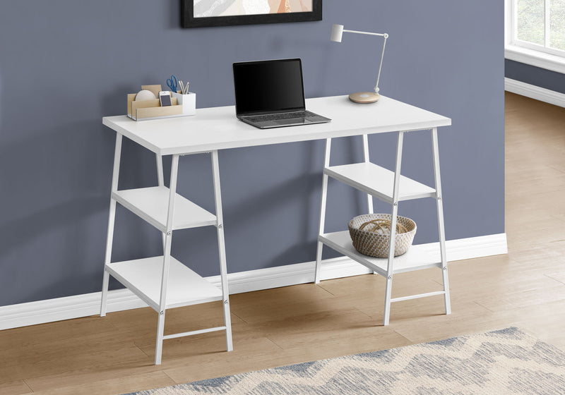 Computer Desk For Home Office, Laptop, Storage Shelves, Contemporary & Modern - R&R Furniture Gallery (Fountain Valley, CA)