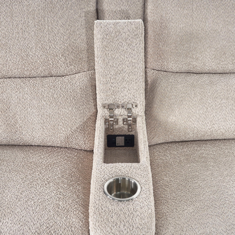 Modesto - Modular Power Reclining Sectional With Power Adjustable Headrests - R&R Furniture Gallery (Fountain Valley, CA)