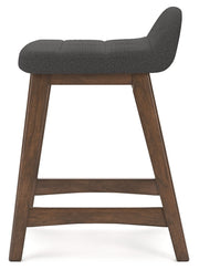 Lyncott - Upholstered Barstool (Set of 2) - R&R Furniture Gallery (Fountain Valley, CA)