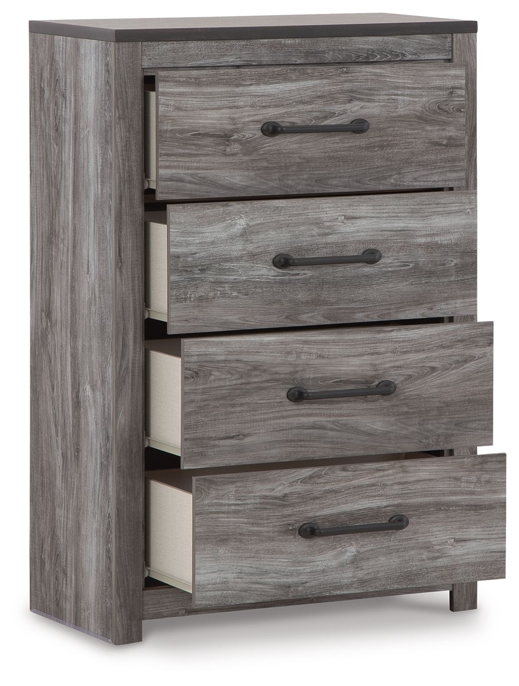 Bronyan - Four Drawer Chest - Dark Gray - R&R Furniture Gallery (Fountain Valley, CA)