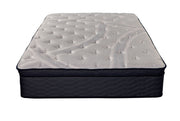 Restonic ComfortCare Hybrid CosmoRest Euro Top mattress with plush fabric, pillow-top design, and reinforced edges for extra comfort.