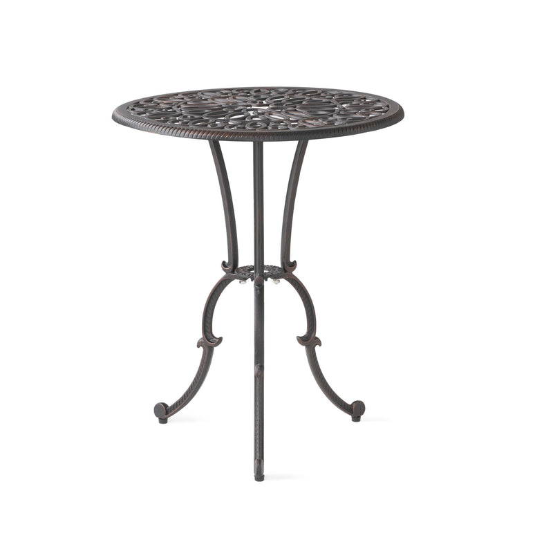 Charleston 3 Pieces Cast Bistro Set - Copper - R&R Furniture Gallery (Fountain Valley, CA)