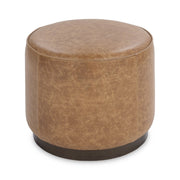 Clair - Leather Round Table - R&R Furniture Gallery (Fountain Valley, CA)