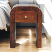 Mini Darcy - Nightstand With Curved Edges - R&R Furniture Gallery (Fountain Valley, CA)