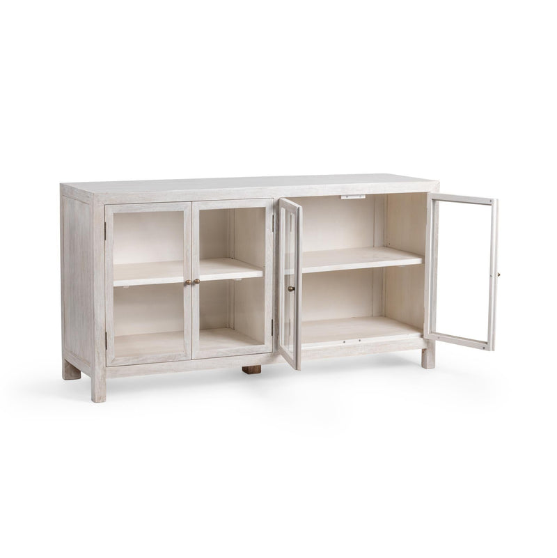 Hera - 4 Door Buffet - Creamwood - R&R Furniture Gallery (Fountain Valley, CA)