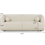 Anna - French Boucle Sofa - R&R Furniture Gallery (Fountain Valley, CA)