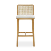 Gerri - Counter Stool - Cream / Natural - R&R Furniture Gallery (Fountain Valley, CA)