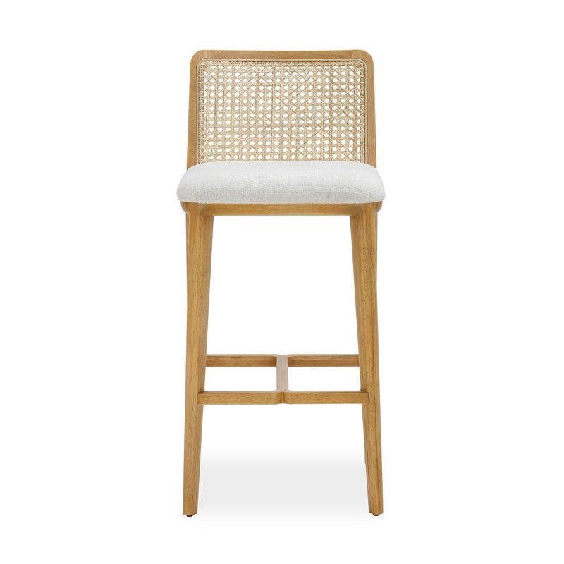 Gerri - Counter Stool - Cream / Natural - R&R Furniture Gallery (Fountain Valley, CA)