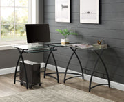 Dazenus - Desk - Glass Top - R&R Furniture Gallery (Fountain Valley, CA)