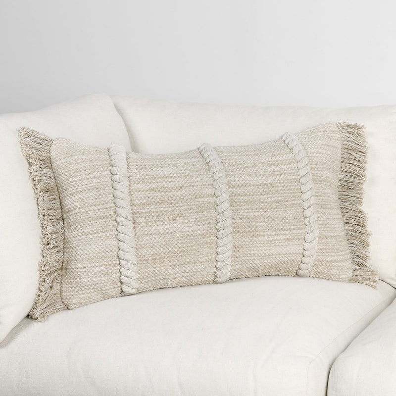 Lucera - 22" x 22" Pillow - Natural