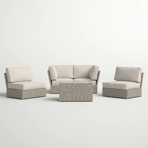 Stylish Modular Wicker Patio Seating Group - R&R Furniture Gallery (Fountain Valley, CA)