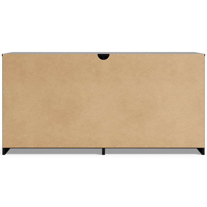 Finch - Six Drawer Dresser - Black - R&R Furniture Gallery (Fountain Valley, CA)