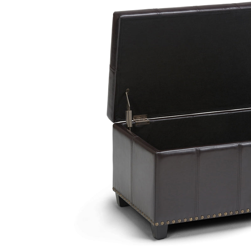 Amelia - Transitional Storage Ottoman Bench - R&R Furniture Gallery (Fountain Valley, CA)