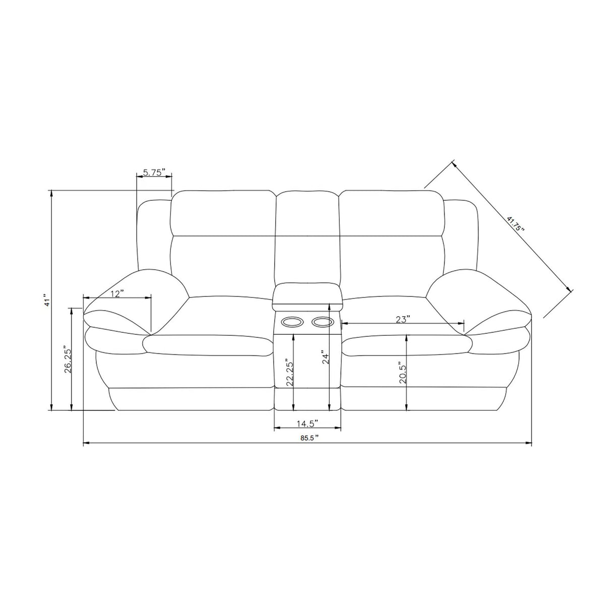 Winston - Power Reclining Set