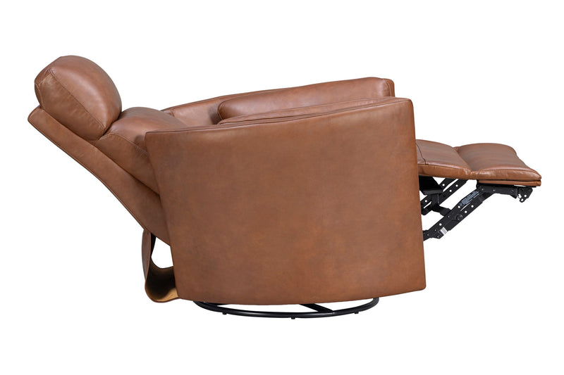 Parker Living Radius Power Swivel Glider Recliner chair set with plush upholstery and modern design, shown in a comfortable living room setting.