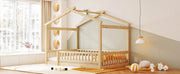 Bed House Bed Frame With Fence - R&R Furniture Gallery (Fountain Valley, CA)