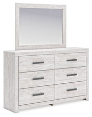Cayboni - Dresser And Mirror - Whitewash - R&R Furniture Gallery (Fountain Valley, CA)