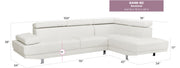Riveredge Comfort Sectional by Glory Furniture featuring plush fabric, multiple seating areas, and modern design for cozy living rooms.