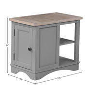Americana Modern - Chairside Table - R&R Furniture Gallery (Fountain Valley, CA)