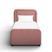 TOV Furniture Briella trundle bed with a sleek wooden frame and pull-out bed storage, modern bedroom furniture design