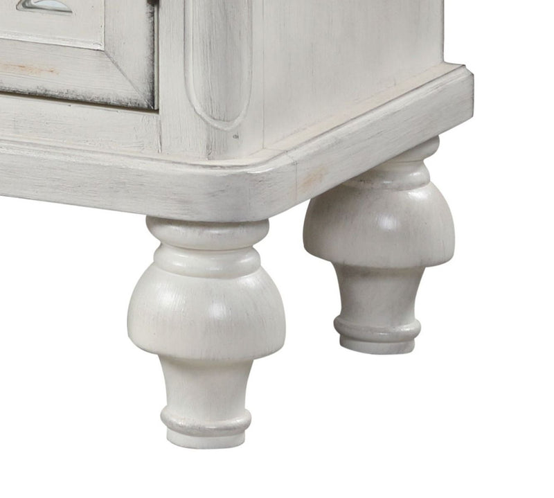 Vermont - Console Cabinet - Antique White - R&R Furniture Gallery (Fountain Valley, CA)