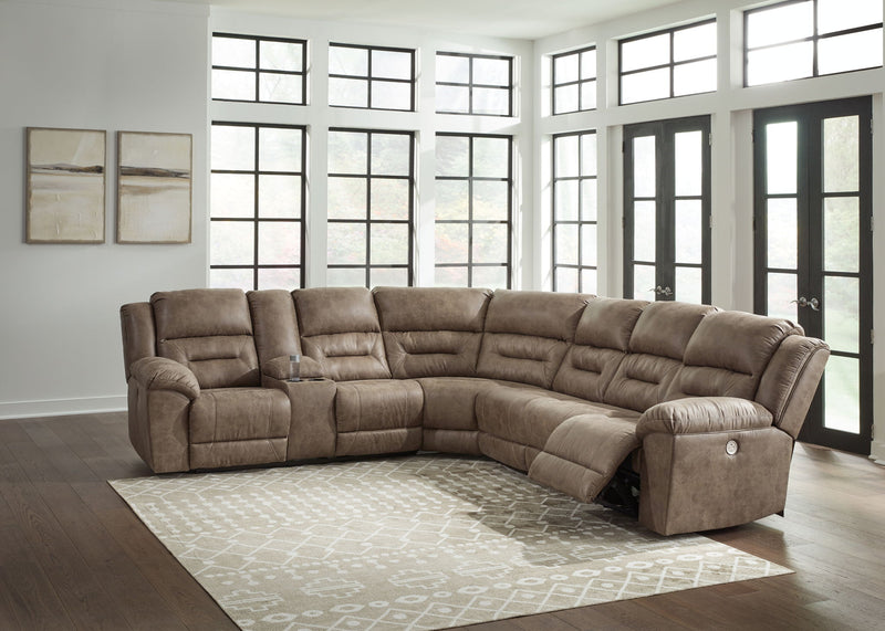 Ravenel - Power Reclining Sectional - R&R Furniture Gallery (Fountain Valley, CA)