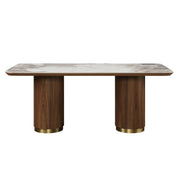 Willene - Dining Table With Ceramic Top - R&R Furniture Gallery (Fountain Valley, CA)