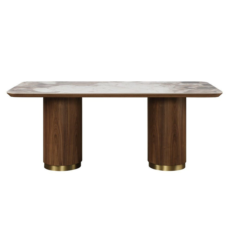 Willene - Dining Table With Ceramic Top - R&R Furniture Gallery (Fountain Valley, CA)
