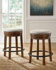 Valebeck - Upholstered Swivel Stool - R&R Furniture Gallery (Fountain Valley, CA)