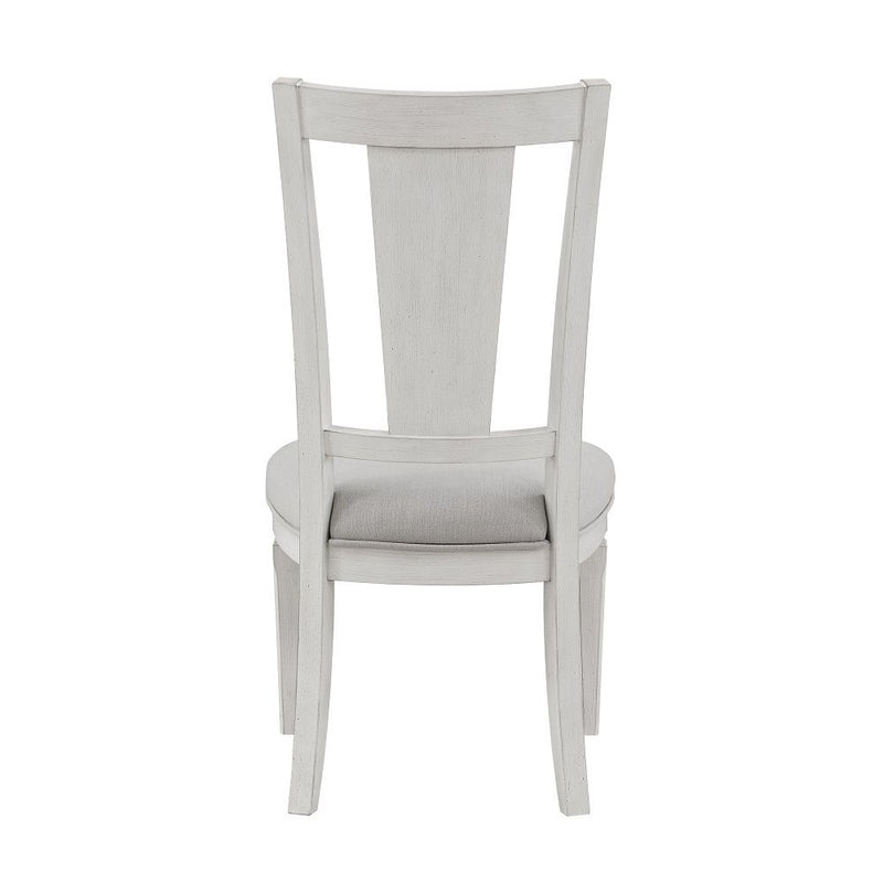 Katia - Side Chair (Set of 2) - Light Gray Linen & Weathered White - R&R Furniture Gallery (Fountain Valley, CA)