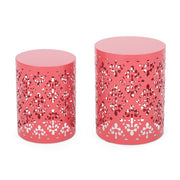 Outdoor Metal Modern Design End Table - R&R Furniture Gallery (Fountain Valley, CA)