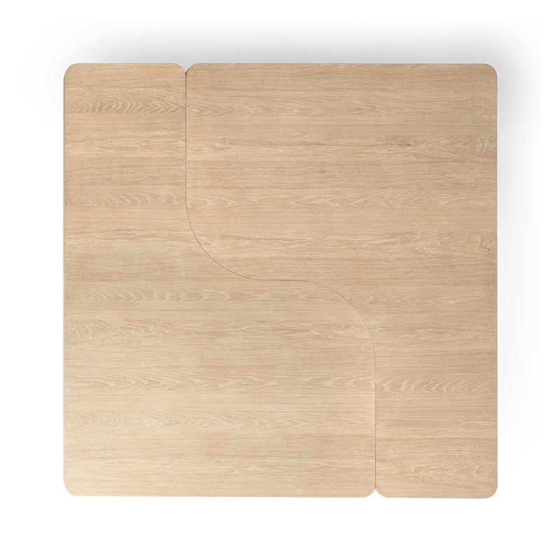 Classic Home Melina coffee table with wooden finish and modern design, featuring a sturdy rectangular surface and sleek legs.